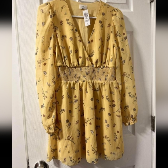 Wilfred Wistful Dress Spring Medley Yellow - Picture 2 of 7